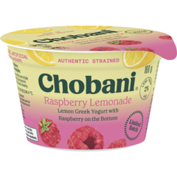 Photo of Chobani Raspberry Lemonade Limited Batch 160g