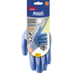 Photo of Ansell HyFlex Multi Purpose Gloves Blue 1 Pair