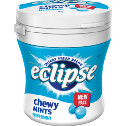 Photo of Eclipse Chewy Mint Eclipse Peppermint Flavoured Chewy Mints Bottle 93g 93g