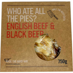 Photo of Who Ate Pies English Beef & Black Beer