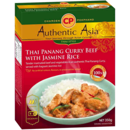Photo of Cp Brand Panang Curry Beef With Jasmine Rice 350gm