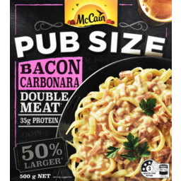 Photo of McCain Pub Size Bacon Carbonara