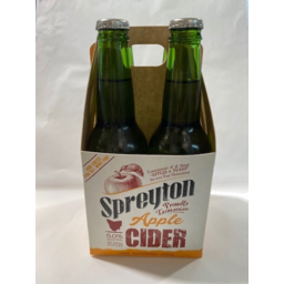Photo of SPREYTON APPLE ALCOHOLIC CIDER 4PK