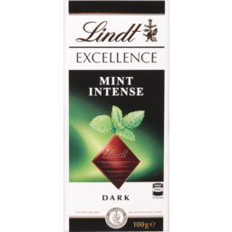 Photo of Lindt Excellence Mint Intense Dark Chocolate 100g
