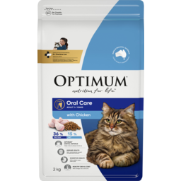Photo of Optimum Oral Care 1+ Years With Chicken Adult Dry Cat Food