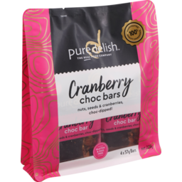 Photo of Pure Delish Cranberry Snack Bar Chocolate Multipack