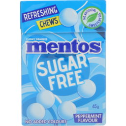 Photo of Mentos S/Free Pmint Chews 45gm