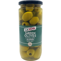 Photo of La Nova Green Olives Stuffed With Jalapeno