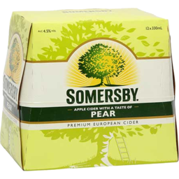 Photo of Somersby Cider Pear 330ml Bottles 12 Pack 