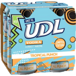 Photo of Udl Vodka & Tropical Punch Can