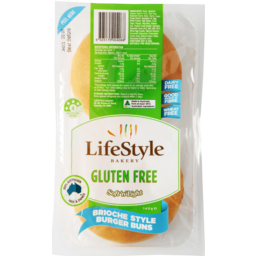 Photo of Lifestyle Bakery Gluten Free Brioche Style Burger Buns 2 Pack