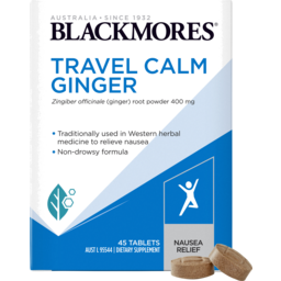 Photo of Blackmores Travel Calm Ginger 45 Pack