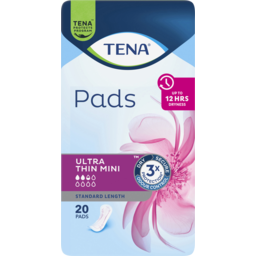Photo of Tena Ultra Thin Mini Standard Length Pads 20 Pack