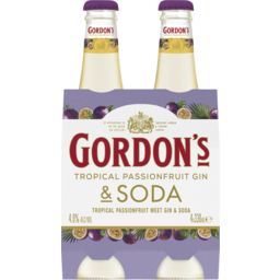 Photo of Gordon's Tropical Passionfruit & Soda Bottle