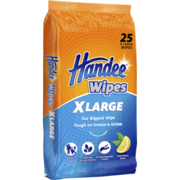 Photo of Handee Multi Purpose Wipes Xl 25 Pack 