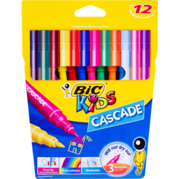 Photo of Bic Kids Cascade Colouring Pens 12 Pack