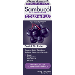 Photo of Sambucol Cold & Flu Syrup 120ml