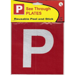Photo of Jackhammer P Plate See Through Red