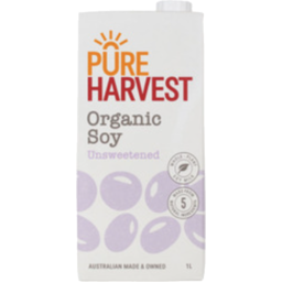 Photo of Pureharvest Soy Milk - Unsweetened - Box Of 12