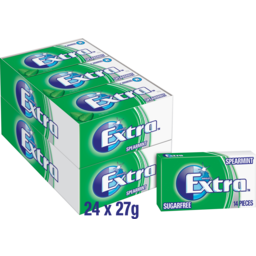 Photo of Extra Spearmint Sugar Free Gum 14 Piece Packs