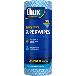 Photo of Chux Super Wipe Heavy Duty Roll 25 Pack