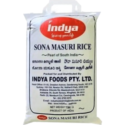 Photo of Sona Masoori Rice - Indya 5kg