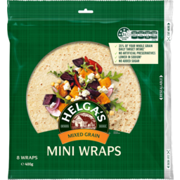 Photo of Helga's Mini Wraps Mixed Grain 8 Pack