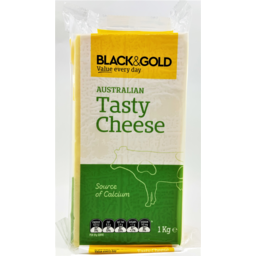 Photo of Cheese, Tasty Cheddar, Black & Gold