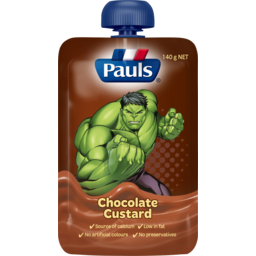 Photo of Pauls Custard Pouch Marvel Hulk Chocolate