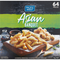 Photo of Pacific West Mega Value Pack Asian Banquet 64 Pieces