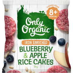 Photo of Only Organic Blueberry Rice Cakes 8+months