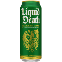 Photo of Liquid Death Lime Sparkling Water