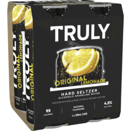 Photo of Truly Hard Seltzer Original Lemonade Cans