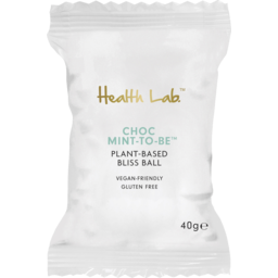 Photo of Health Lab Choc Mint-To-Be Plant-Based Bliss Ball 40g
