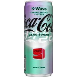 Photo of Coca Cola Limited Edition K Wave Zero Sugar Creations Can 250ml