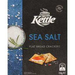 Photo of The Kettle Chip Company Kettle Flat Bread Crackers Sea Salt 150g