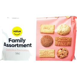 Photo of Value Family Assortment Biscuits 500g
