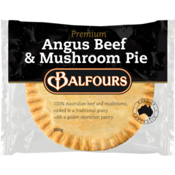 Photo of Balfours Premium Angus Beef & Mushroom Pie