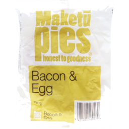 Photo of Maketū Pies Bacon & Egg 190g