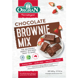 Photo of Orgran Gluten & Dairy Free Chocolate Brownie Mix 400g