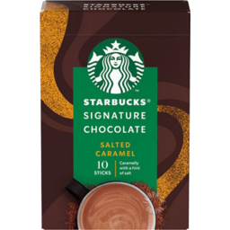 Photo of Starbucks Signature Chocolate Salted Caramel Sticks 10 Pack 220g