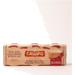 Photo of Callipo Tuna In Oil\Chilli 3pk 80g