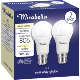 Photo of Mirabella Led Warm White Light Globe