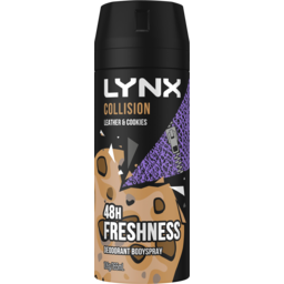 Photo of Lynx Deodorant Aerosol Collision Leather + Cookies 165.000 Ml 