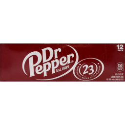 Photo of Dr Pepper Carbonated Drink 12.0x355ml