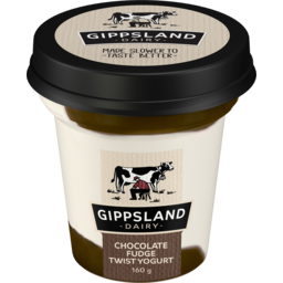 Photo of Gippsland Dairy Chocolate Fudge Twist Yogurt 160g 160g