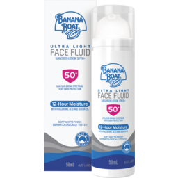 Photo of Banana Boat Ultra Light Face Fluid Sunscreen Lotion Spf50+