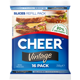 Photo of Cheer Vintage Cheese Slices 16 Pack 250g