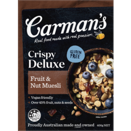 Photo of Carmans Crispy Deluxe Fruit & Nut Muesli Gluten Free