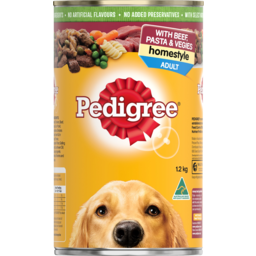 Photo of Pedigree Homestyle With Beef Pasta & Vegies Adult Dog Food 1.2kg